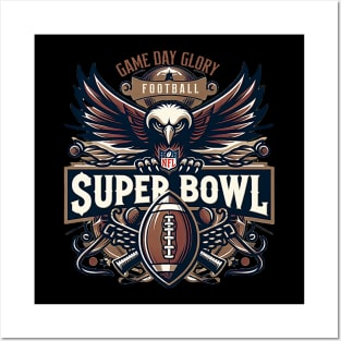 superbowl game day glory football Posters and Art